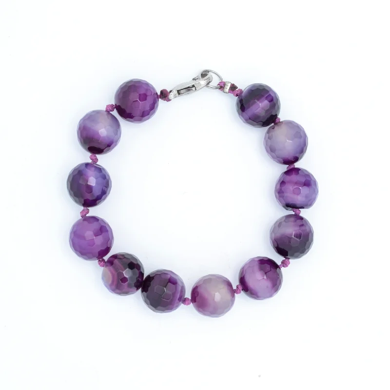 Pulseira elástica de pedra natural, bracelete de quartzo rosa, branco, roxo, verde, corvinal, grânulos de cura,